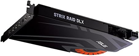 Asus Strix Raid DLX 7.1 PCIE звучна картичка за игри со високи перформанси AMP и Audiophile-Grade DAC и 124DB SNR