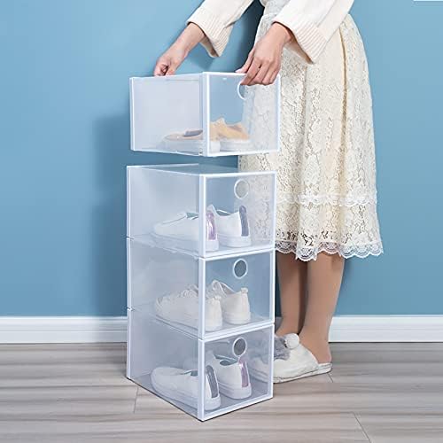 Кутија за складирање на чевли Anncus 2021 Транспарентна кутија за чевли за задебелување и преклопување чевли може да се надреди