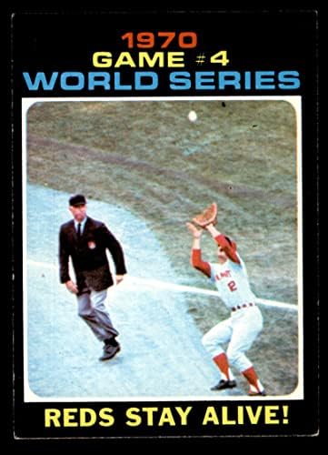 1971 Топпс 330 1970 Светска серија - Игра 4 - Црвените остануваат живи Дарил Чани Балтимор/Синсинати Ориолес/Црвените НМ Ориолес/Црвените