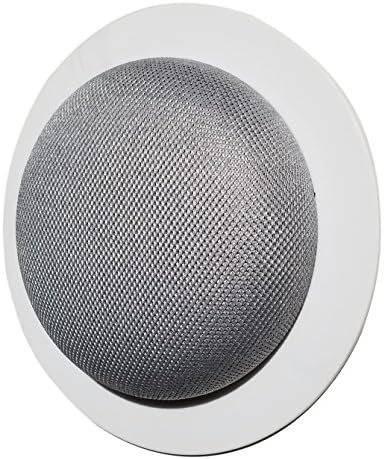 Монт Genини Едноставно вграден wallиден монтажа за Google Nest Mini | Награден дизајн | Го подобрува звукот и изгледот | Дизајниран