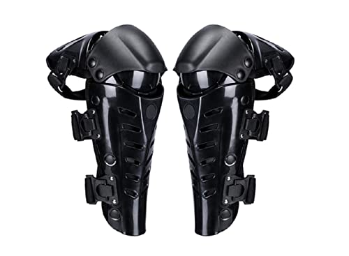 Луди влошки на коленото Al'S® Cak9, црна прилагодлива опрема за ракави со долги нозе, немоќни заштитни штитници