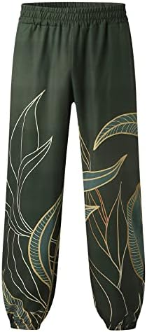Miashui M 1 машки панталони обични разноврсни сите печати лабава плус големина панталони модни плажа џебни панталони малку
