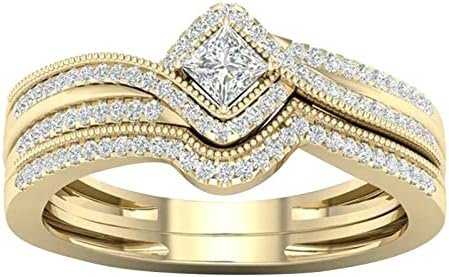 2023 Нов женски прстен за девојка микро циркон накит Вклучен прстен подароци прстени симпатични носии за тинејџери