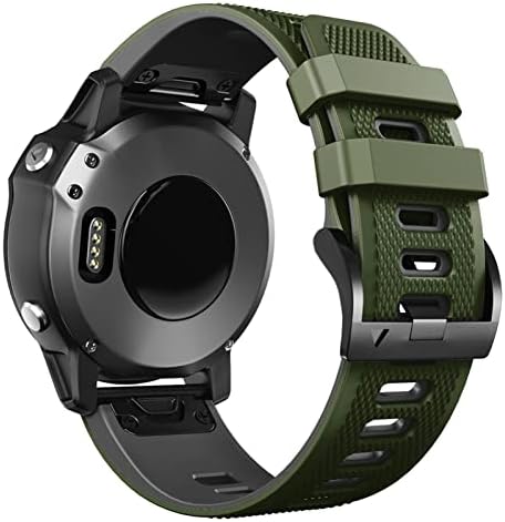 Kossma 22 26mm QuickFit Watch Strap за Garmin Fenix ​​7 7x 6 6x Pro 5x 5 Plus 3 3HR Forerunner 935 945 Брзо издание Силиконски часовник