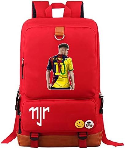 Gengx Wesqi Boys Neymar JR School Bookbag, PSG Graphic Travel Daypack Daypace лесен лаптоп торба за тинејџери, млади