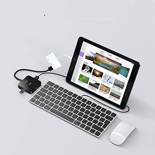Адаптер Koinscon HDMI, 3 во 1 USB адаптер за камера со дигитален адаптер за дигитален AV HDMI + Адаптер за полнење, поддржувајте USB флеш