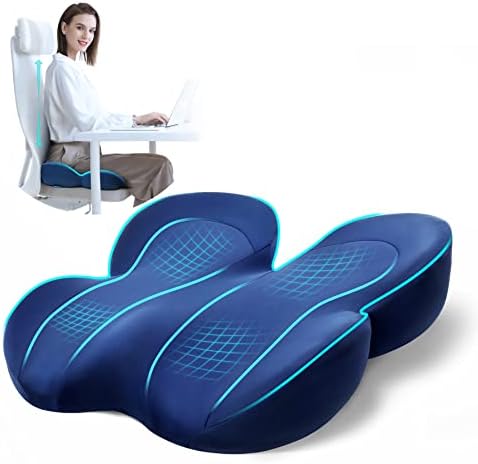 Перница за седишта за канцелариски стол, перничиња за столче што не се лизгаат за болка во опашката, олеснување на болката во ишијас од