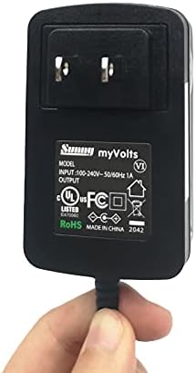Адаптер за напојување MyVolts 9V компатибилен со/замена за DVD плеер Filips PET1030/05 - американски приклучок
