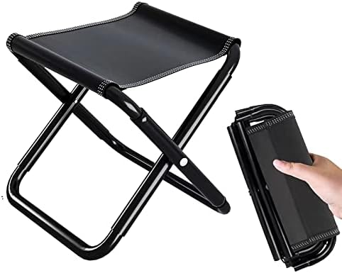 Столче за кампување AlQPopG за возрасни преклопување на столче за столче за столче со носење торба за кампување риболов пешачење