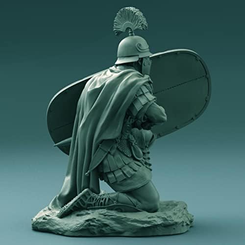 Etriye 75mm 1/24 смола модел на лик Антички римски воен командант Die Cast Model Model /FR485