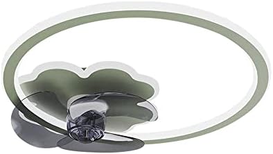 KMYX креативен вентилатор светлина невидлива спална соба дневна соба нем тавански вентилатор ламба брзина на ветер 3-брзинска прилагодување затемнето