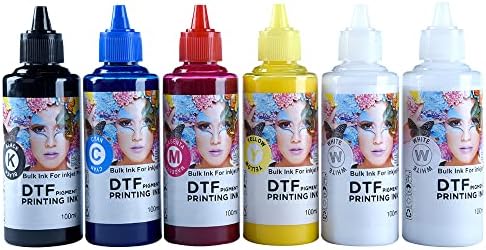 Storcfe DTF Pigment Ink 600ml, преносот на пренесување мастило за сите DTF трансфер печатачи EPSON ET-8550 XP-15000 L1800 L800 R2400