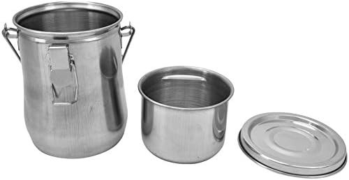 Кофа за миење четки, не'рѓосувачки челик, сребрена сликарска сликарска чистач, протекување доказ за подароци за почетници за почетници