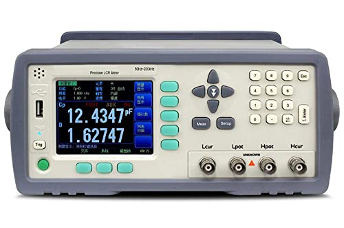 VTSYIQI висока прецизна дигитален тестер за мерач на мерач од 50Hz до 200kHz Ниво на сигнал од фреквенција 0,01V до 2,00V вистинска