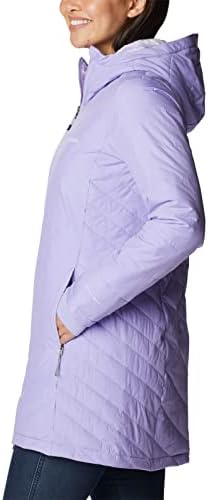 Колумбија, небесна јакна со долга качулка во Колумбија - плус големина