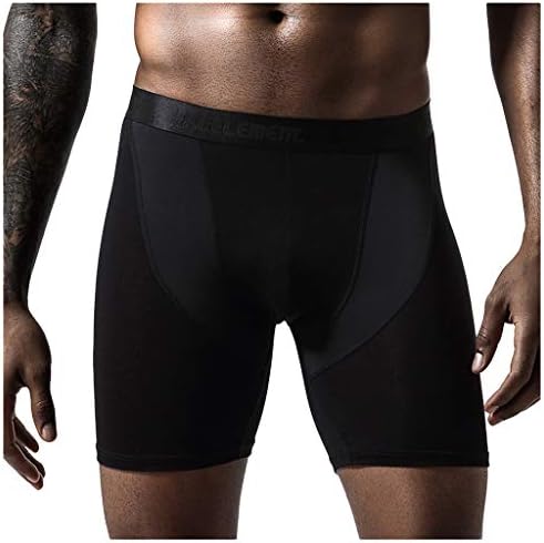 Bmisegm боксерски шорцеви за мажи спакуваат дишење за дишење бргу секси еластични спортови долги тенок рамен машки панталони пакувања на слатки