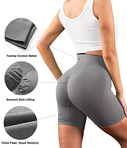 Jollmono 1-3 пакет женски затегнати задникот за велосипедисти за велосипедисти, лесна теретана за вежбање, плен шорцеви
