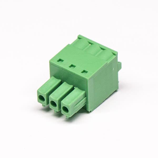 GXMRHWY 20PCS приклучок на терминалниот блок конектор за пролет PCB зелен вертикален тип
