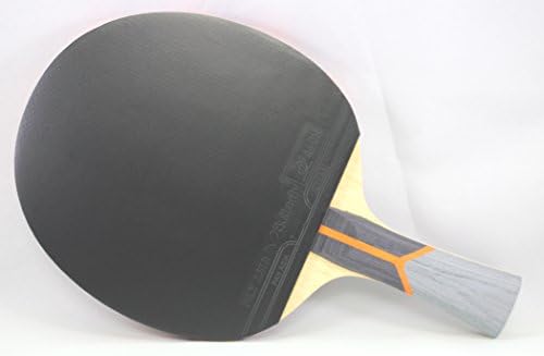 Пеперутка Тимо Бол јаглеродни влакна Пинг Понг лопатка | ИТТФ одобрена табела за тениски рекет | Пинг понг сунѓер и гума | Јаглеродни