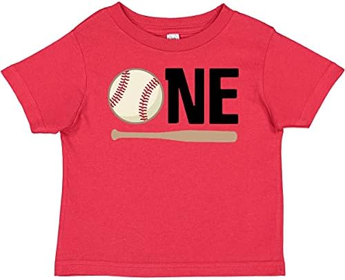 Инктастична 1-ви роденден Бејзбол момчиња прва маица за бебиња