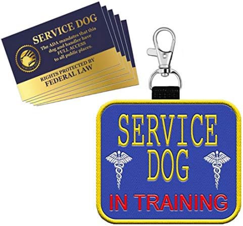 Службено Куче Во Обука - Клип На Ознака За Идентификација-Вклучува Пет Картички За Материјали За Кучиња - Клипови На Елек За Службено