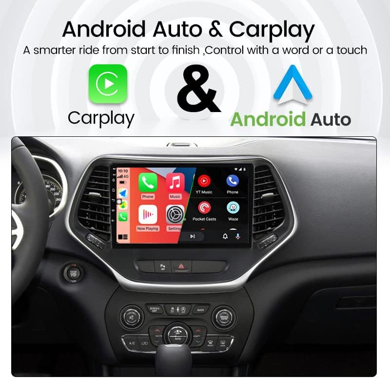 Автомобил Радио Стерео За Џип Гранд Чироки 2014-2018, Biorunn Андроид 11 10.1 8Core АВТОМОБИЛ GPS Navi Безжичен Carplay Авто
