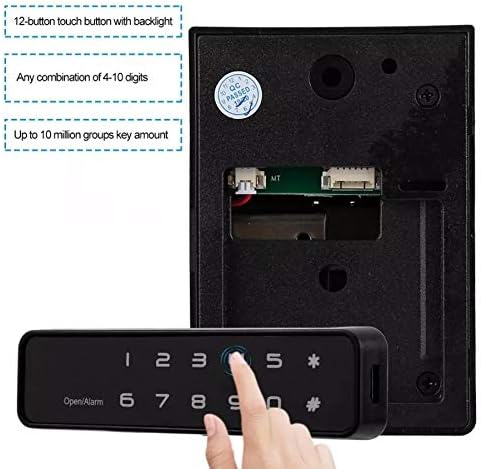 XXXDXDP Кабинетот Заклучување Дигитални Електронски 12-Копче Заклучување Без Клуч Лозинка Безбедност Заклучување За Фиоки Кабинети