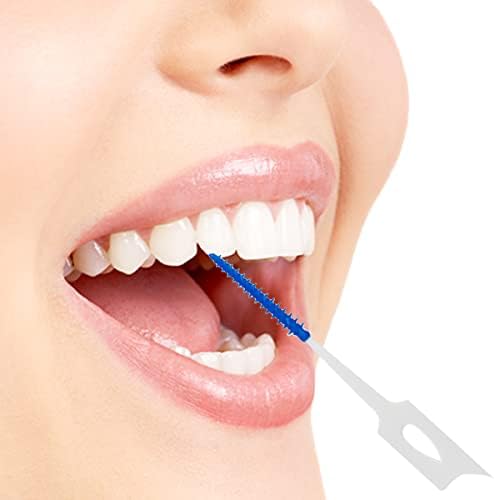 GXXMEI 200PCS со двојна употреба Интернементални четки меки силиконски стоматолошки избираат четки за заби помеѓу четката за заби, четка