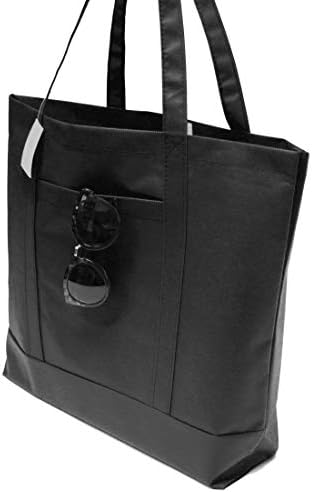 Торба за намирници за намирници за намирници за намирници | 5 пакет | Црна | Тешки дополнителни големи торби за подароци и супер силни, еднократни