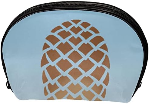 Тоалетна Торба, Козметичка Торба За Шминка За Патувања За Жени Мажи, Златно Овошје Од Ананас