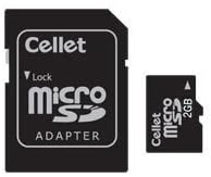 Мобилен MicroSD 2gb Мемориска Картичка За Samsung Glyde Телефон со SD Адаптер.