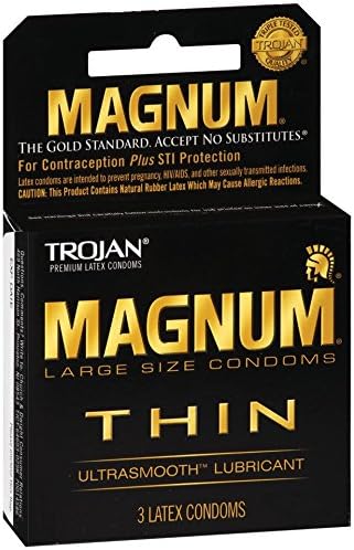 Тројански магнум тенки подмачкани кондоми, 3 брои