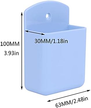 Kyien пакет од 2 wallидни кутии за далечинско складирање на кутии за лепило за далечински управувач на телефонски услуги за
