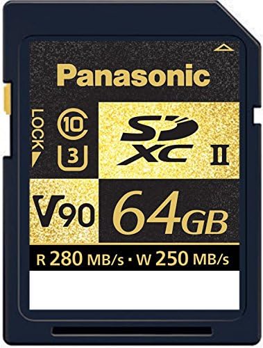 Panasonic Sdza Серија 64GB UHS-Ii Класа 10 U3 V90 SDXC Мемориска Картичка