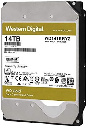 Wd Gold 14tb Претпријатие Класа Внатрешен Хард Диск - 7200 Вртежи Во МИНУТА Класа, SATA 6 Gb/s, 512 MB Кеш, 3.5 - WD141KRYZ