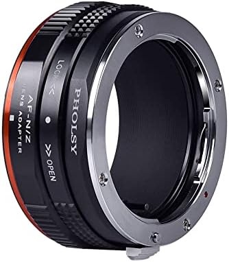 Адаптерот за монтирање на леќи со фолси со контролен прстен на отворот компатибилен со Sony A Minolta AF леќи на Nikon Z Mount