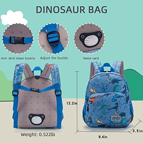 Ранец на ранец на ранец на ранец од 3Д диносаурус за момчиња и девојчиња Деца ранец водоотпорен безбедносен приход