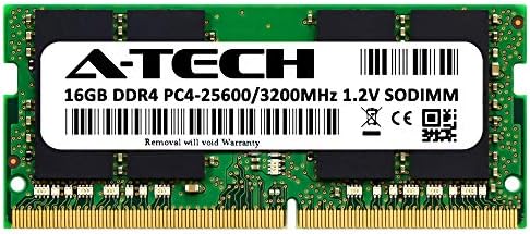 A-Tech 16GB RAM МЕМОРИЈА ЗА Msi GF65 Тенок 10sdr Лаптоп | DDR4 3200MHz PC4-25600 SODIMM 1.2 V 260-Pin Не-ECC Со-DIMM Меморија Надградба