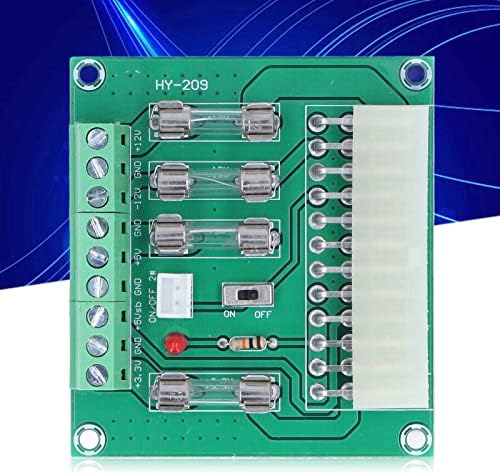 Модул за адаптер за напојување ZJ-012 Breakout Board ATX Power Wiring Board за 24pin 20pin компјутерска моќност