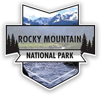 Магнет на Национален парк Роки планина | 4,7-инчи од 4,5-инчи | 2-пакет | 30 милји магнетски материјал со тешка должност | MPD959