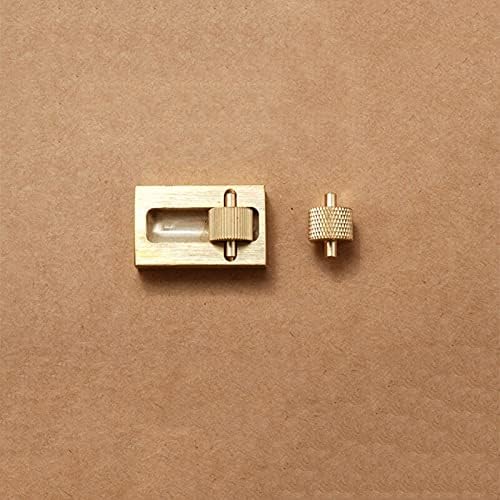 Zboro Mini Brass Leather Sealing Mail Box додека е масло од кожа DIY специјални занаетчиски рачни алатки 3 парчиња/сет