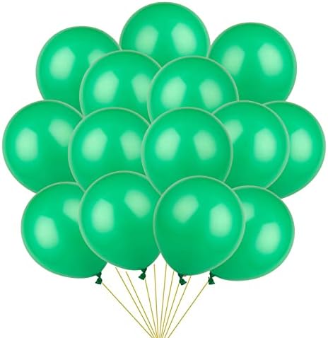 12 инчни Зелени Балони За Свадба Невестински Туш Роденденска Забава Бебе Туш Декорација