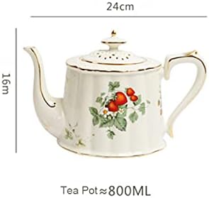 Чаша чај сетови чајни комплети за жени чај за чај чај за возрасни керамички чајник пеперутка образец кафе чаша чаша поставена