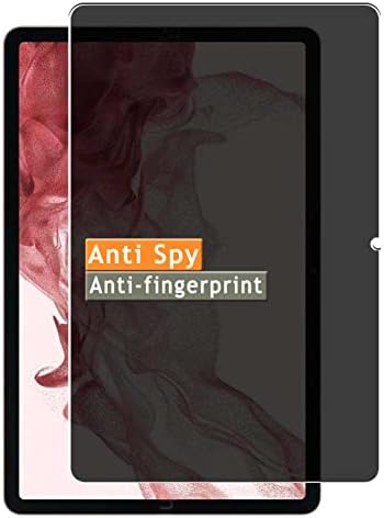 Заштитник на екранот за приватност на Ваксон, компатибилен со Samsung Galaxy Tab S8 Plus 12.4inch Tablet Anti Spy Film Proters Налепница