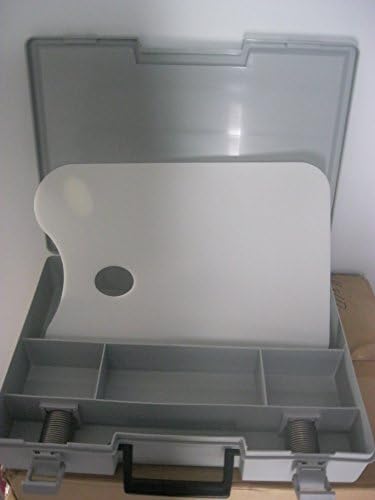 Кутија за скици на Артбин со палета отпорна на дамки и уникатни извори што држи четка