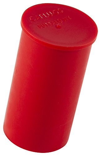 Caplugs 99394913 Пластично капаче за конектор со долги навој RCL-3, PE-LD, To Cap Thread Size 3/8 Cap ID .370 должина 1,24, црвена
