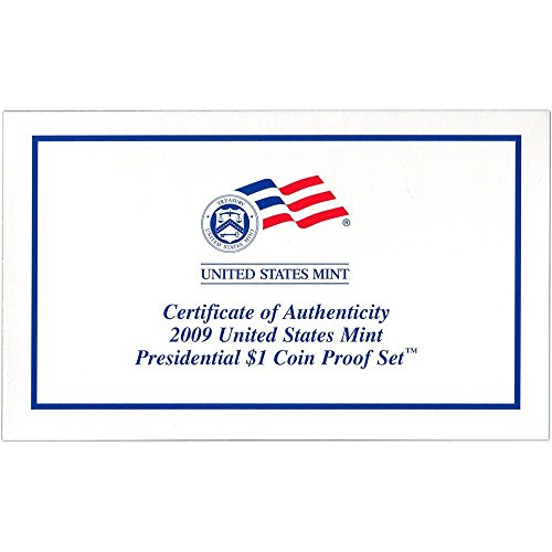 2009 Претседателски Долар 4 - Монета Поставена ВО ОВП СО КОА 1 1 Доказ Сад Нане