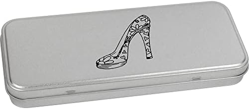 Азиеда „украсена висока потпетица“ метална обвивка за канцелариски калај/кутија за складирање