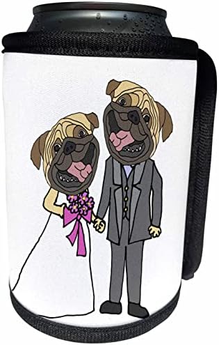 3дроза Смешно Слатко Кученце Кученце Кучиња Невеста И Младоженец Свадбени Миленичиња - Може Поладно Шише Заврши