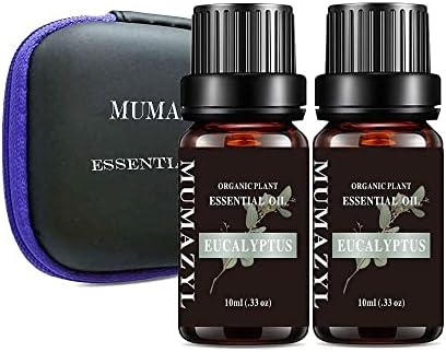 Mumazyl 2pack Eucalyptus and 4pack есенцијални масла поставува органски олант и природни чисти масла од терапевтско одделение